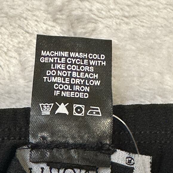 Antthony Original Pull-On Black Pants Women's Large Stretch Knit Wide-Leg NEW - Picture 7 of 12